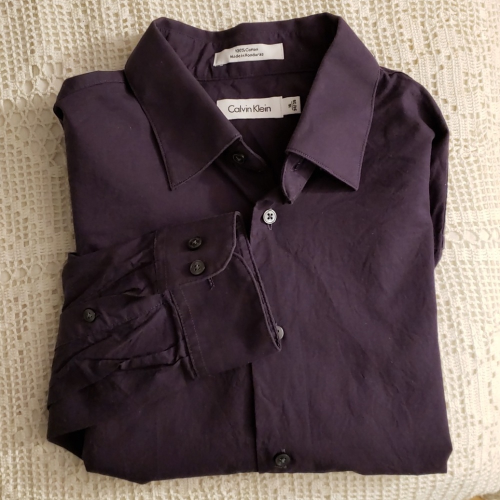 Men's Calvin Klein Button-down Dress Shirt